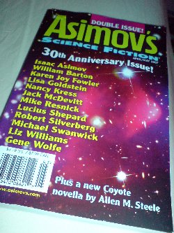 Cover van Asimov's April/Mei dubbel nummer