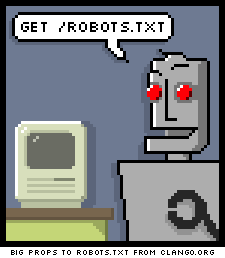 Robot requesting robots.txt